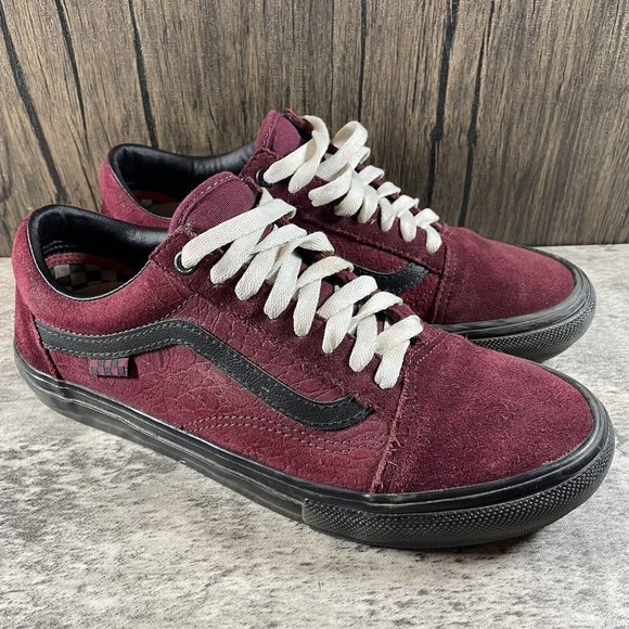 Vans Old Skool Breana Geering Port Royale & Black Suede Leather Skate Shoes 7.5 - Picture 1 of 8
